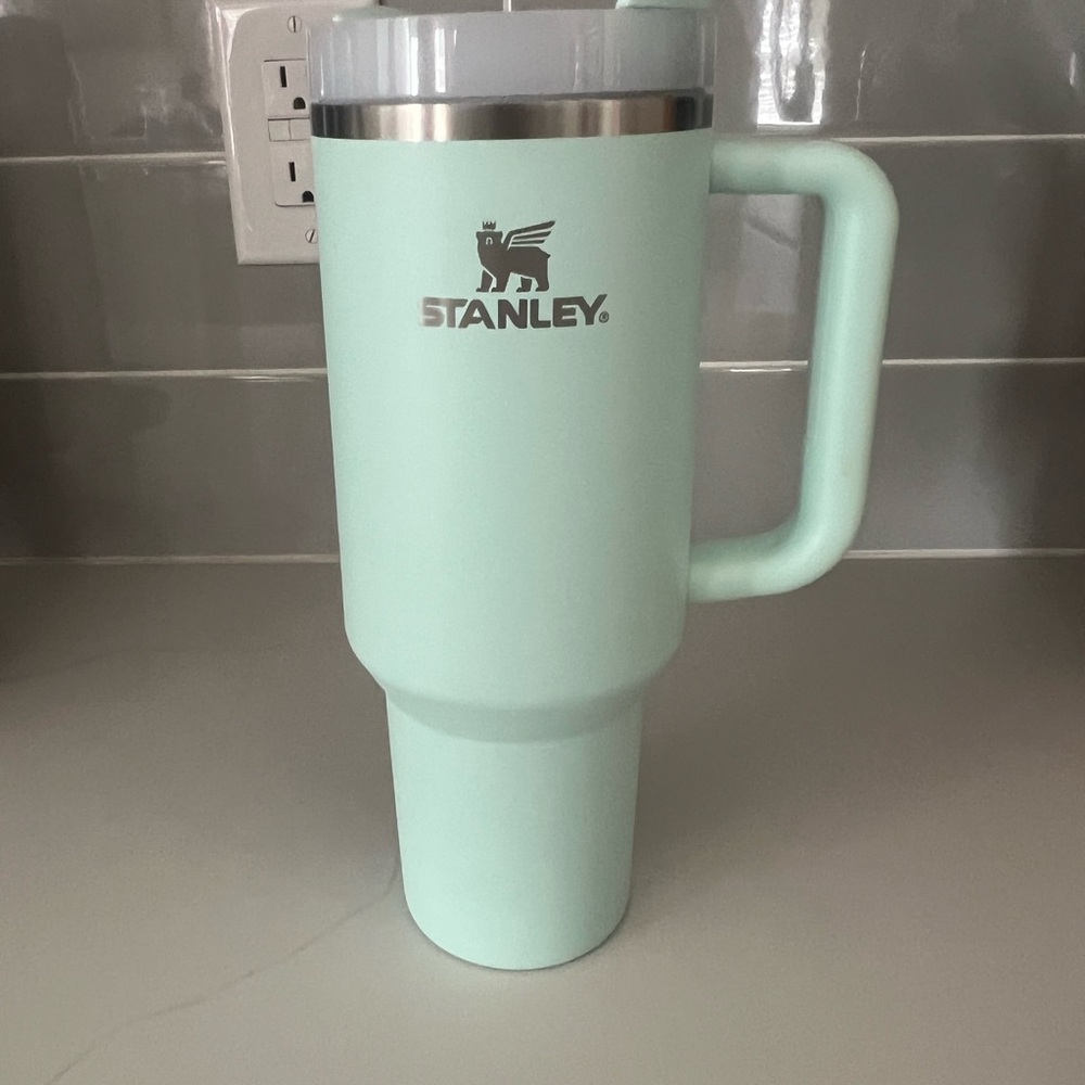 Stanley Light Green 40 oz Travel Mug